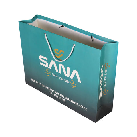 custom laminated paper bags with logo