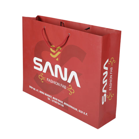 custom laminated paper bags with logo