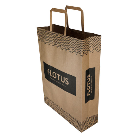 custom printed brown paper bags