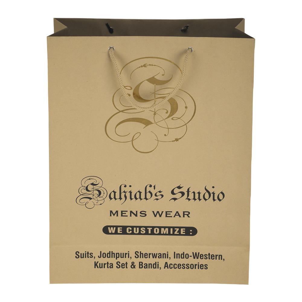 Buy 100pcs Custom Logo Boutique Paper Bags Shopping Bags With Online in  India  Etsy